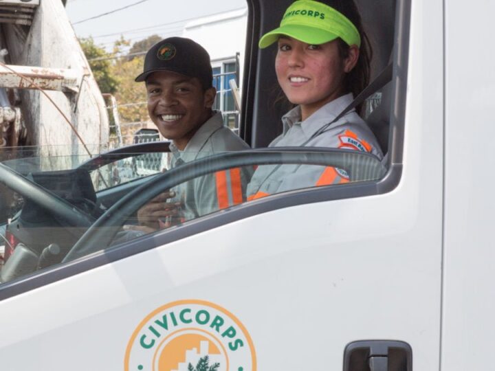 Civicorps Drivers Featured in Waste Workers Report